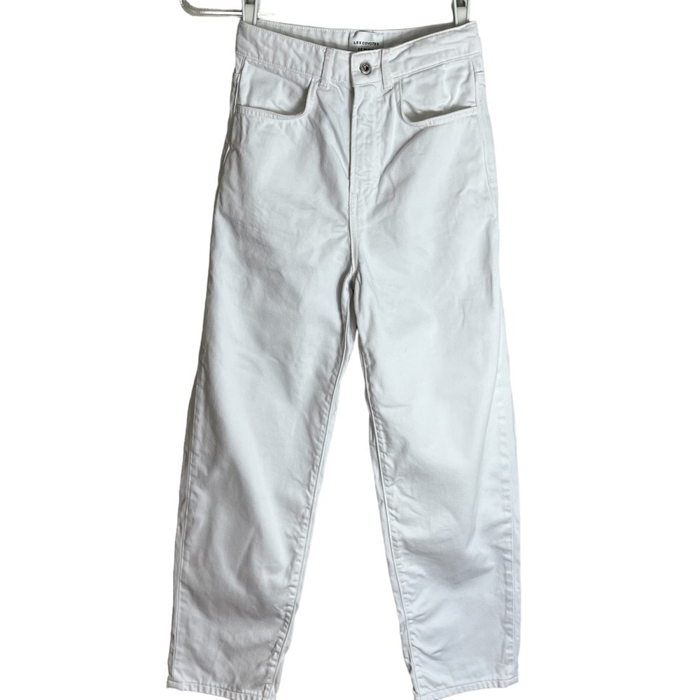 Les Coyotes De Paris Dewi Jeans in White Size US 26 FR 34 - Picture 2 of 10
